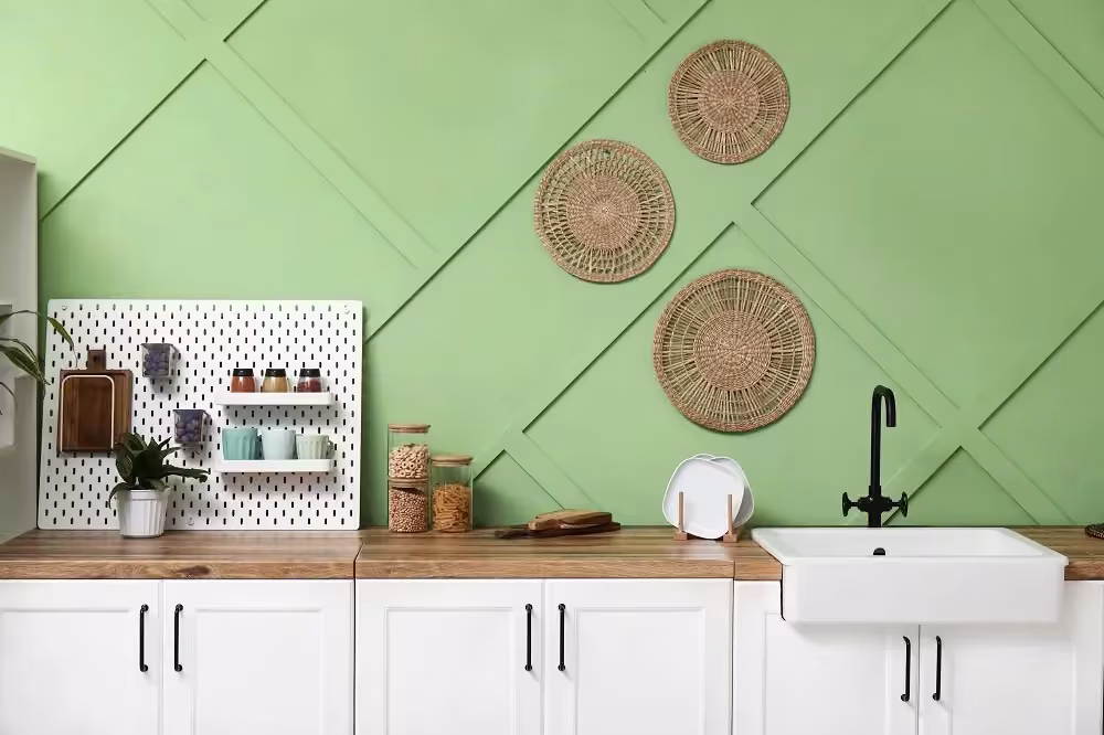 Paint Walls with Modern Kitchen Colors
