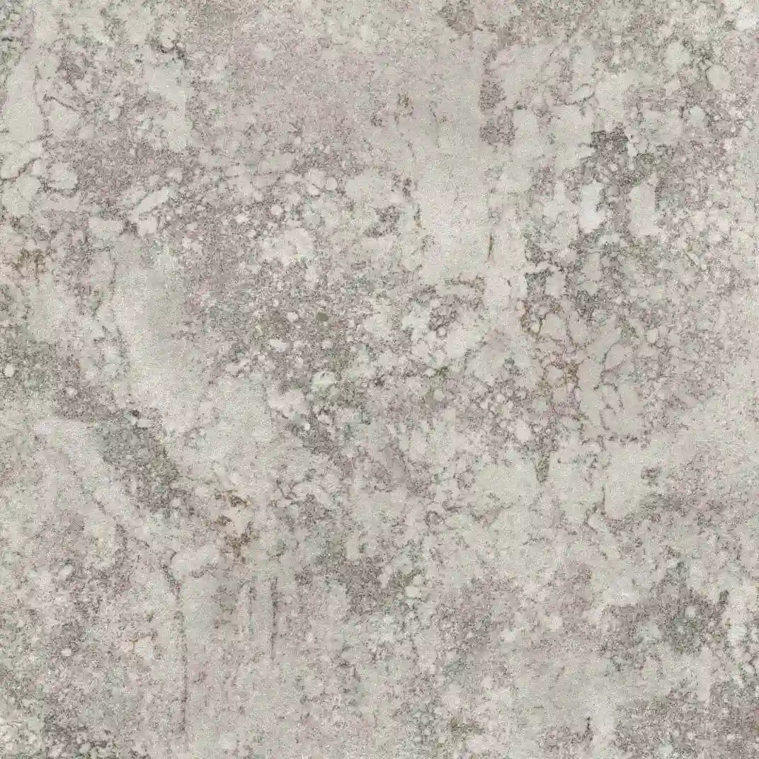 Cava Blanche 3D laminate sample, a sand-battered light grey stone